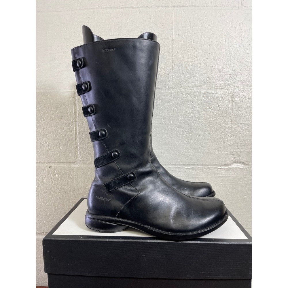 Merrell Tetra Launch Waterproof J40082 Boots Black Leather Women's Size 8.5 US